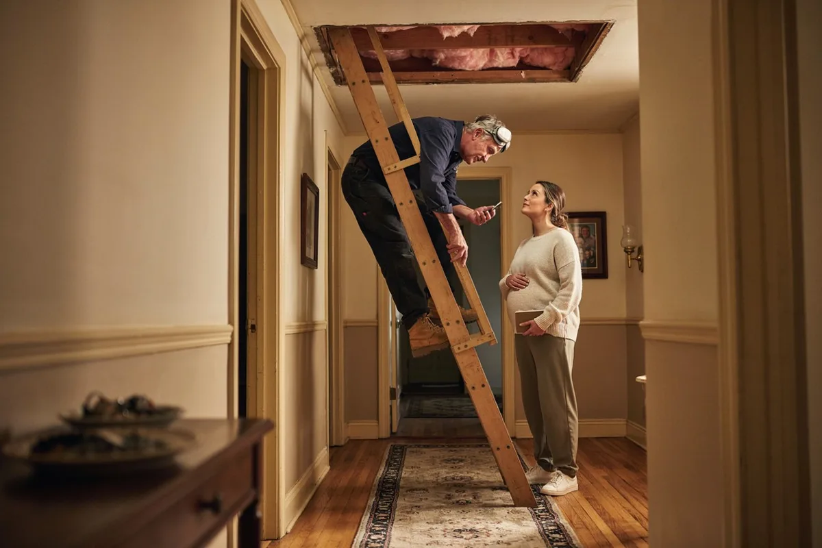 Attic mold remediation in Denham Springs, LA